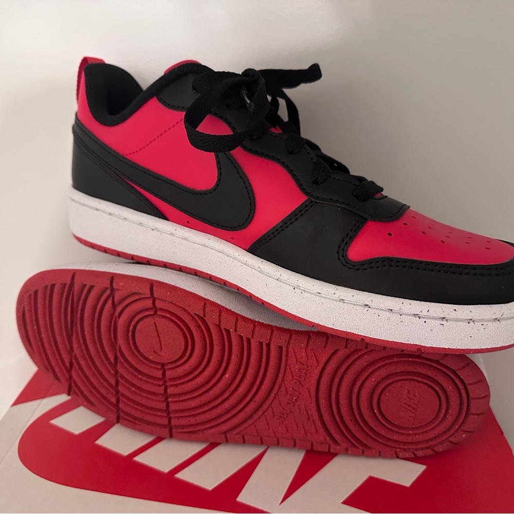 Nike Red and Black Sneakers